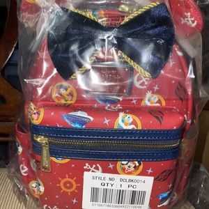 Loungefly Disney Cruise Line Wish Cruise Ship Mini Backpack